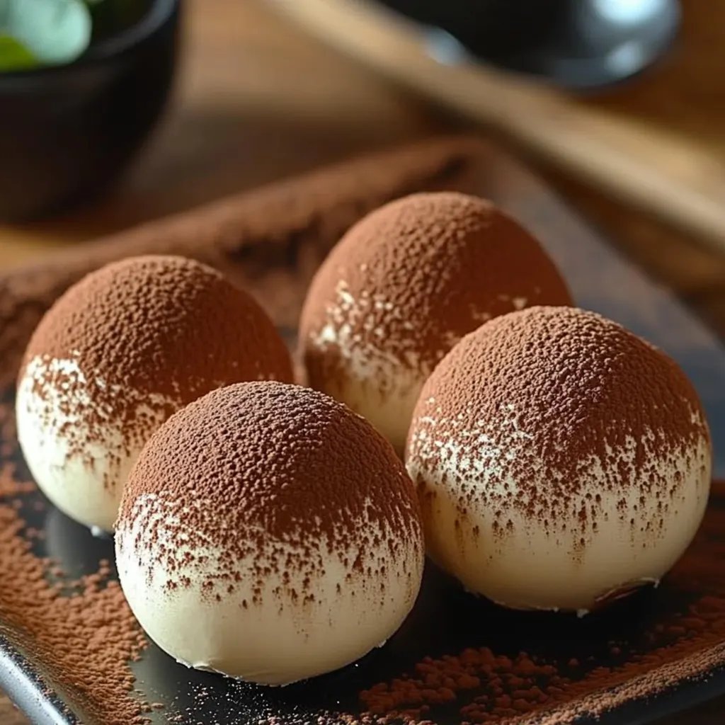 Kleine Tiramisu-Kugeln