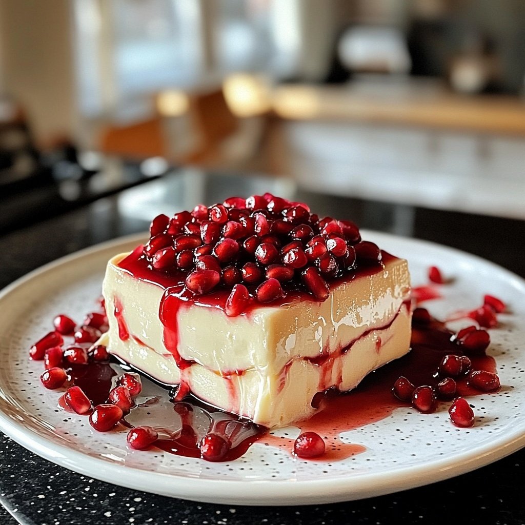 Granatapfel-Panna-Cotta