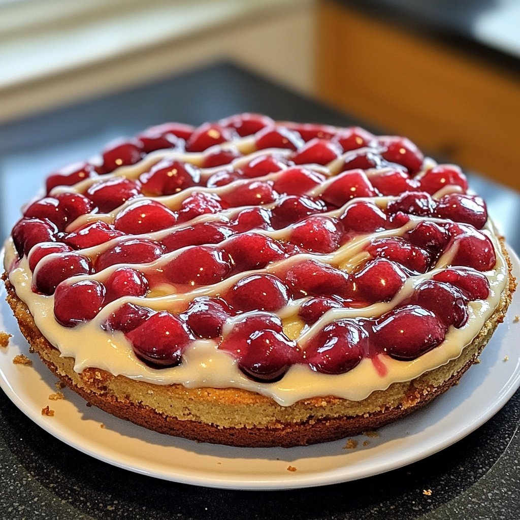 Lübecker Kirsch-Marzipan-Torte