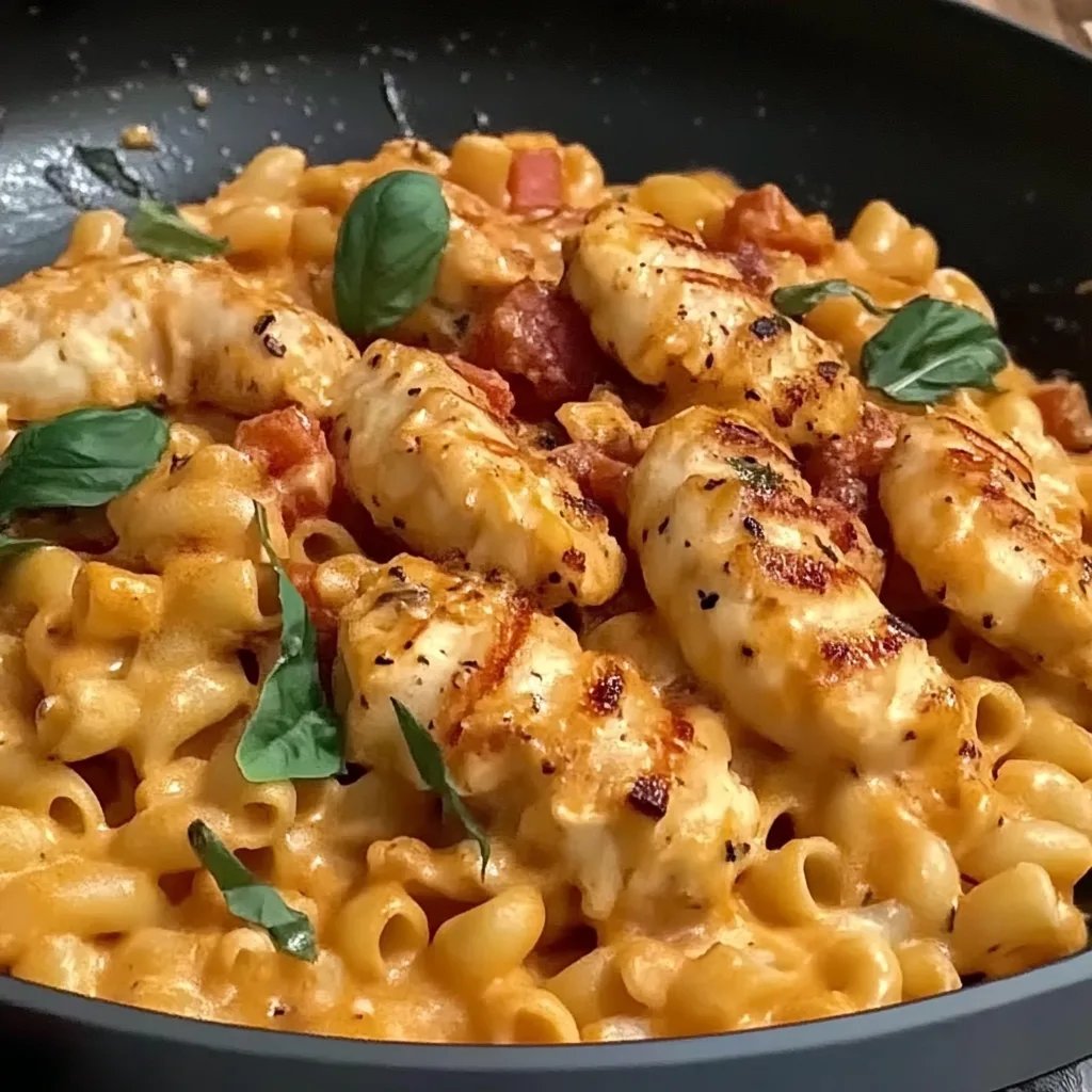 Sonnengetrocknete Tomaten-Hähnchen-Pasta